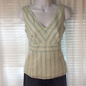 Loft Green/White Stripe Shell Size 4